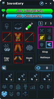 Inventory Button Location